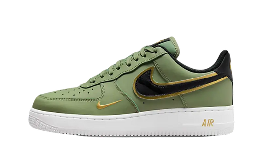Nike Air Force 1 Low '07 LV8 Double Swoosh Olive Gold Black - MTHOR SHOP