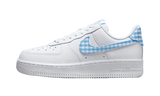 Nike Air Force 1 Low '07 Essential White University Blue Gingham - MTHOR SHOP