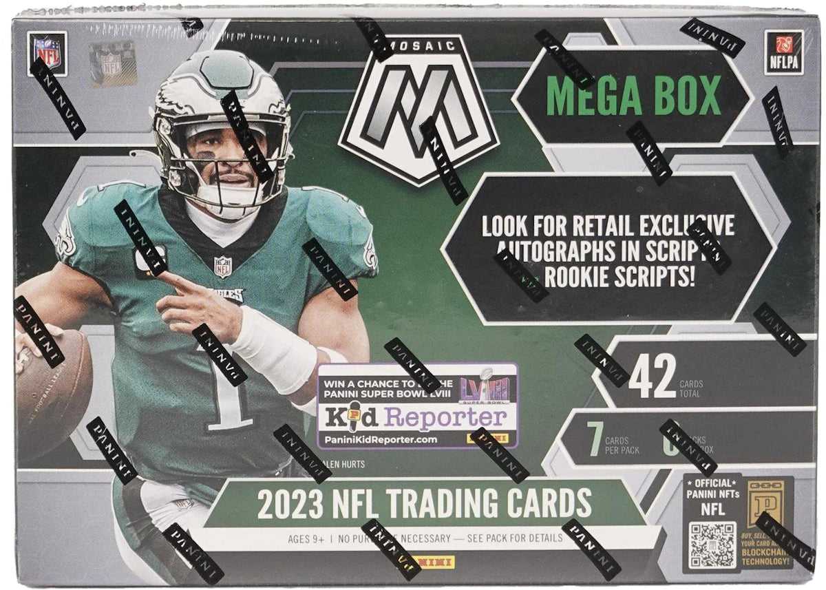 2023 Panini Mosaic Football Mega Box (Reactive Yellow Parallels) -1