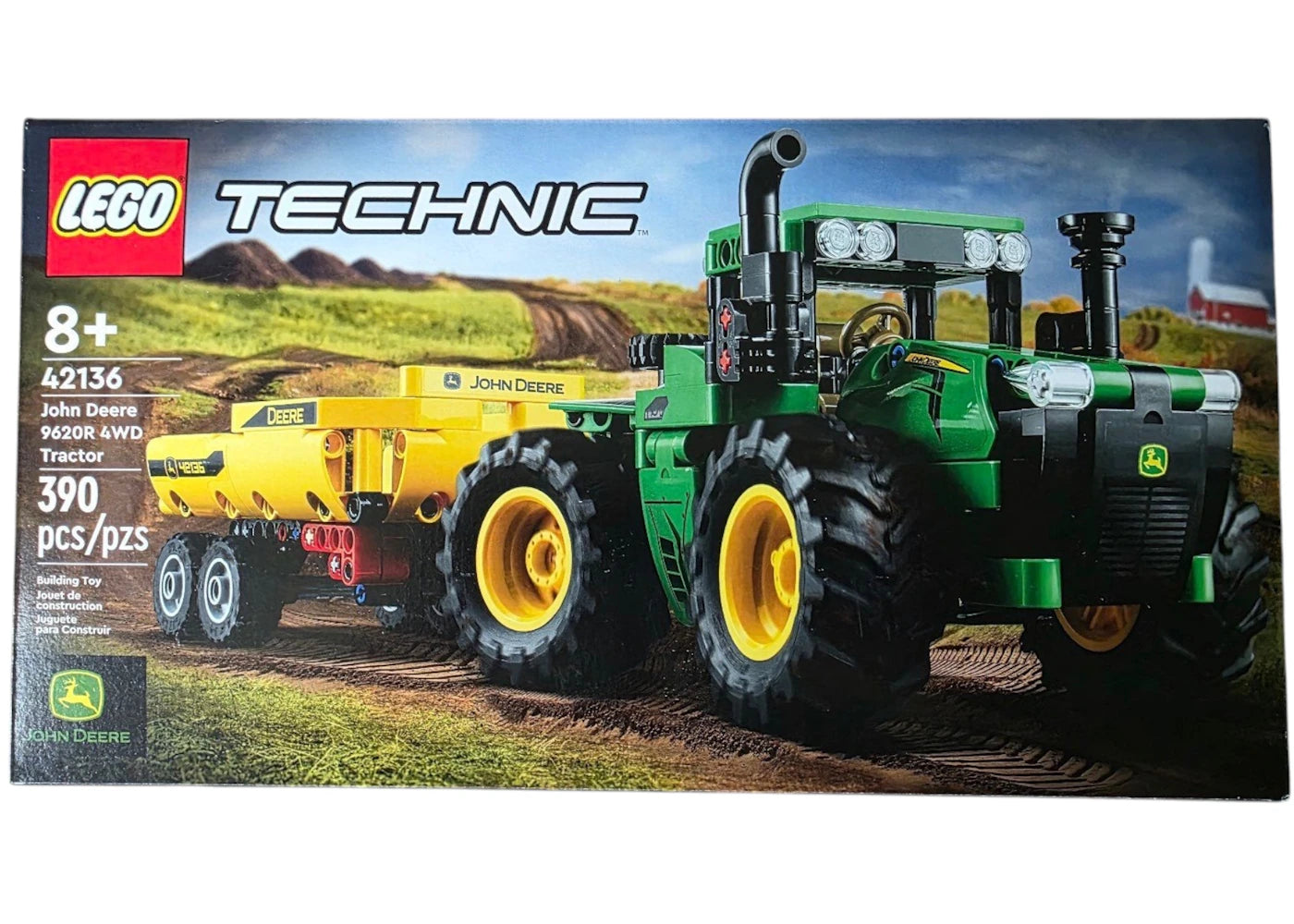 LEGO Technic John Deere 9620R 4WD Tractor Set 42136 -1