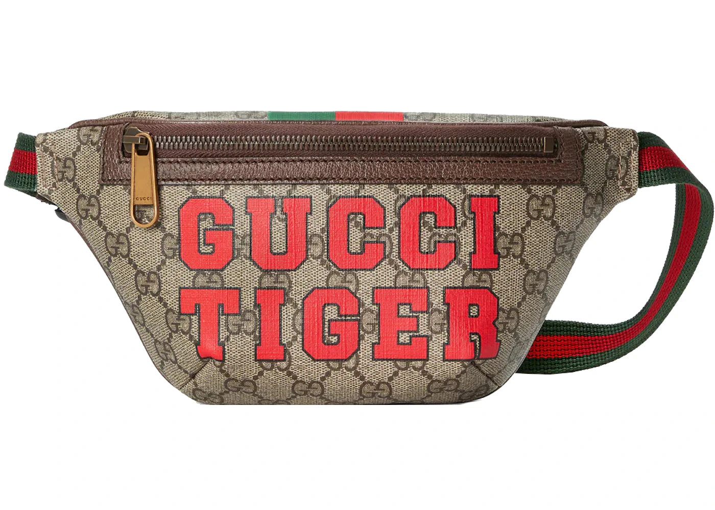 Gucci Tiger GG Belt Bag Beige/Ebony -1