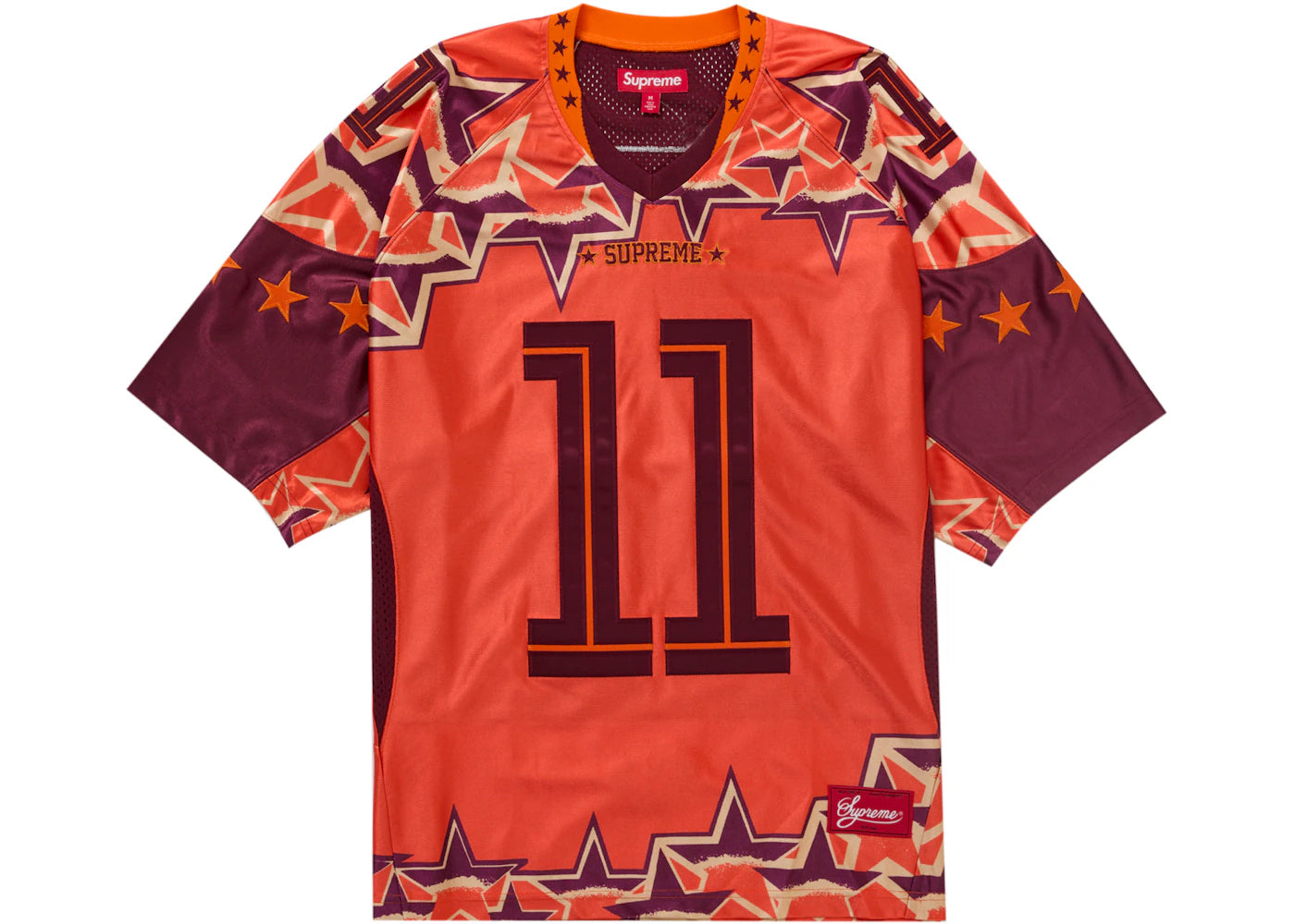 Supreme Stars Football Jersey Orange -1