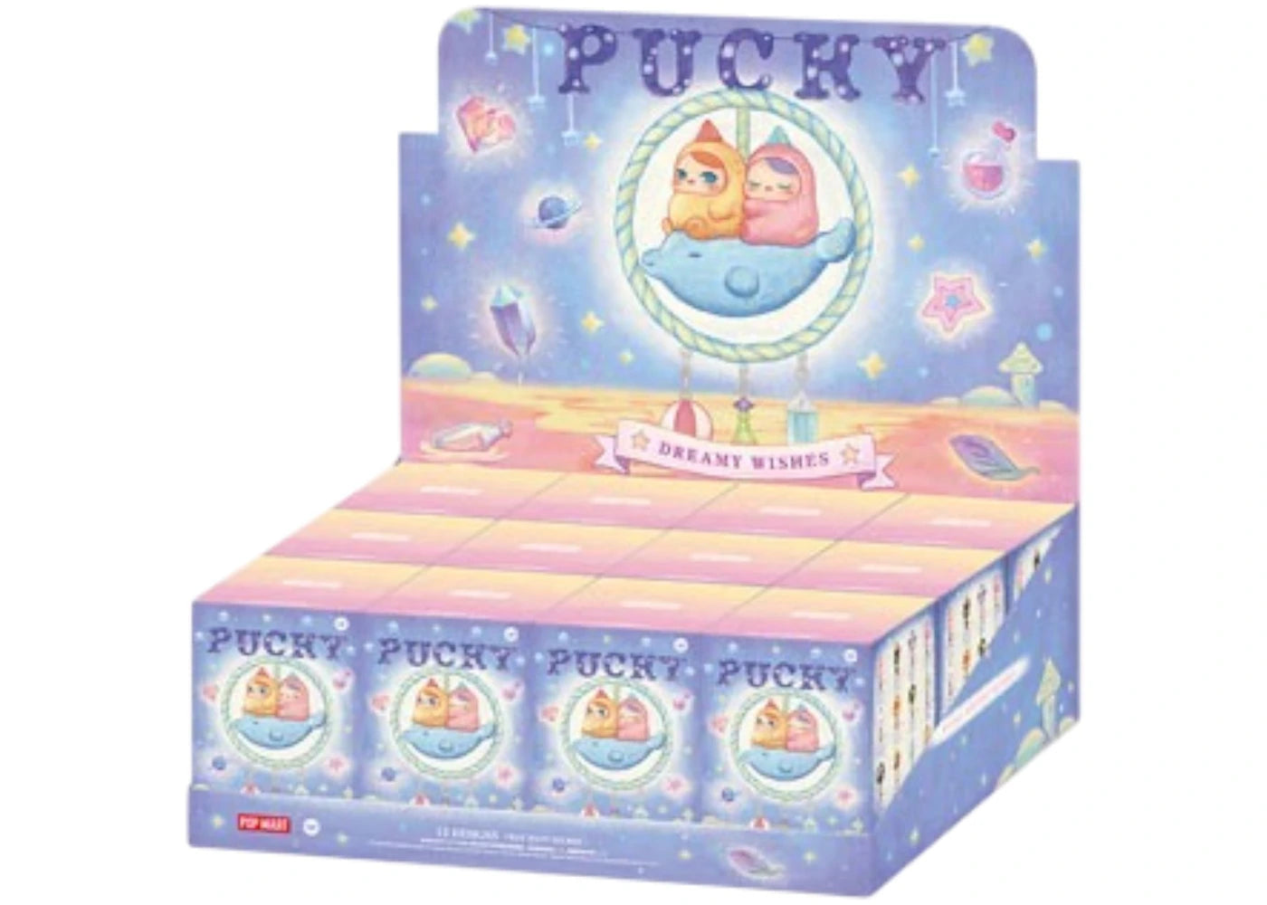 Pop Mart PUCKY Dreamy Wishes Series Figures Sealed Case (12 Blind Box) -1