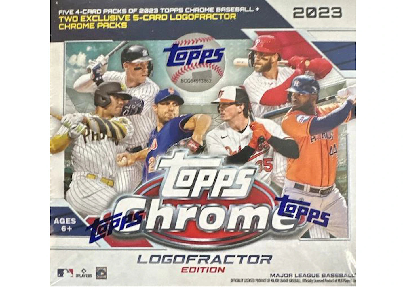 2023 Topps Chrome Logofractor Edition Baseball Mega Box -1