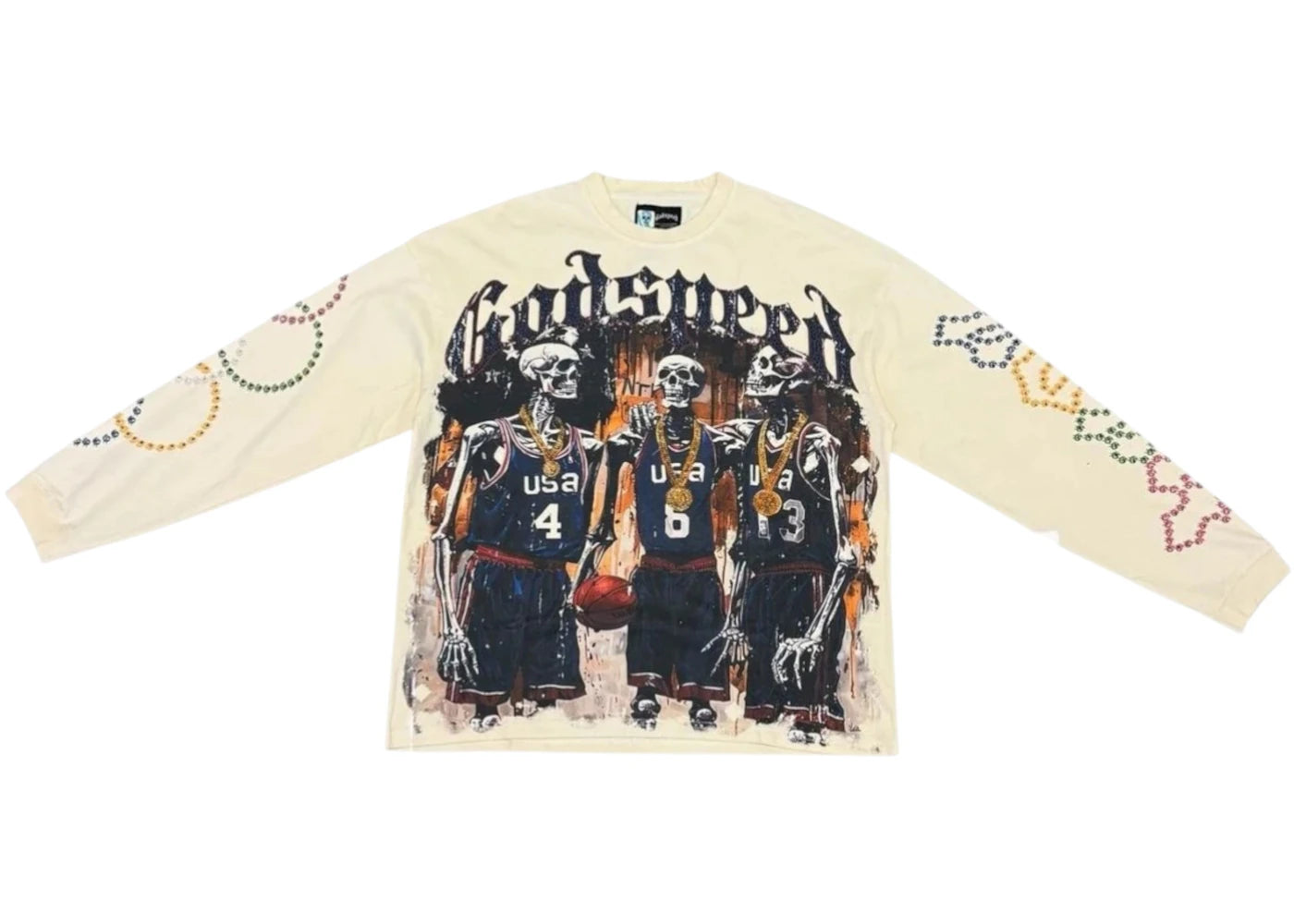 Godspeed DreamTeam 24 L/S VVS Tee Bone -1