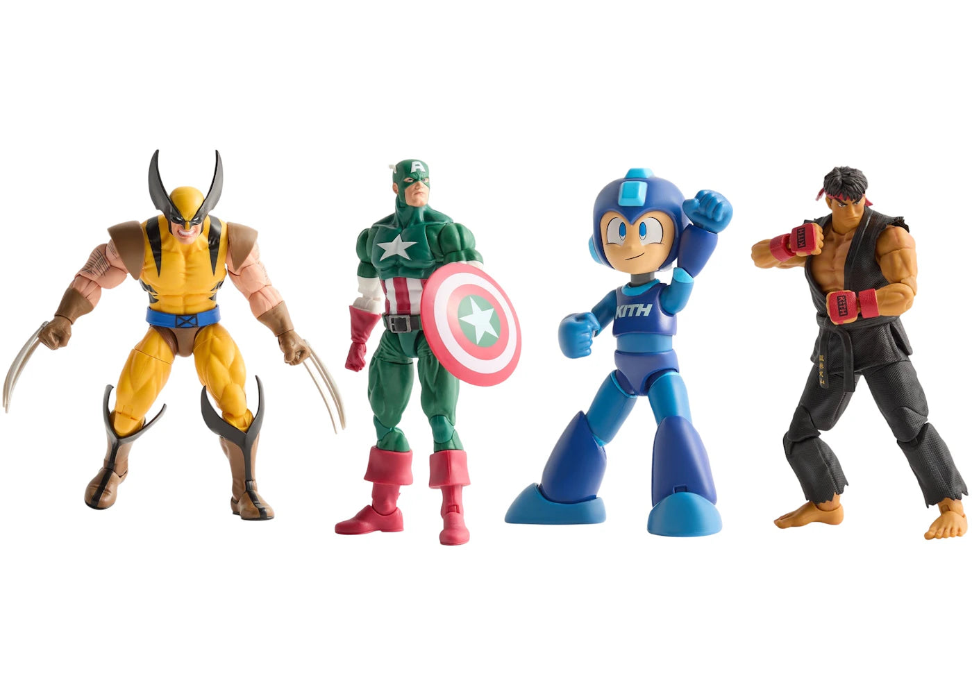 Kith x Capcom vs Marvel Figure Set of 4 -1