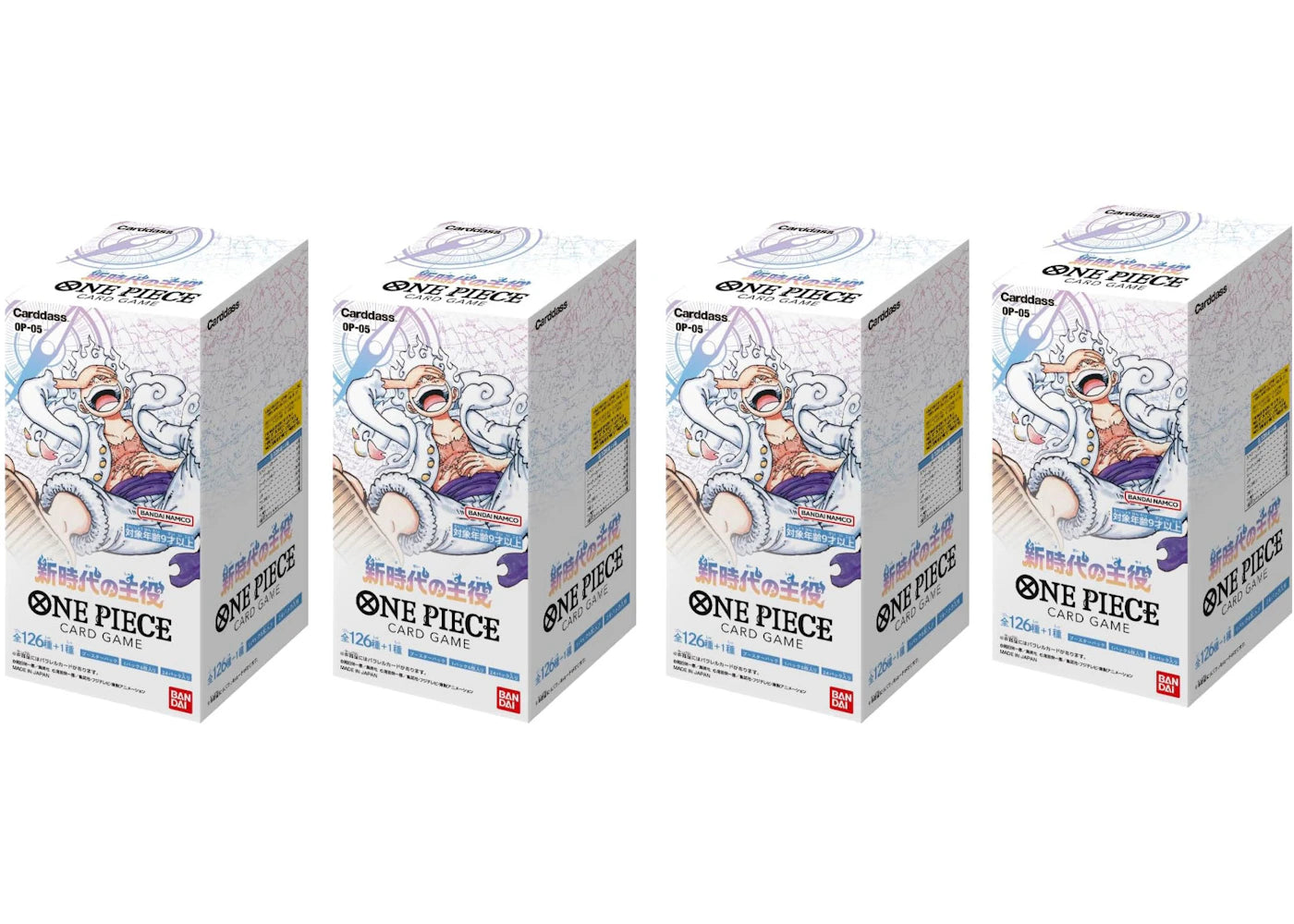 Bandai One Piece Card Game Awakening of the New Era Booster Box (OP-05) Japanese 4x Lot -1