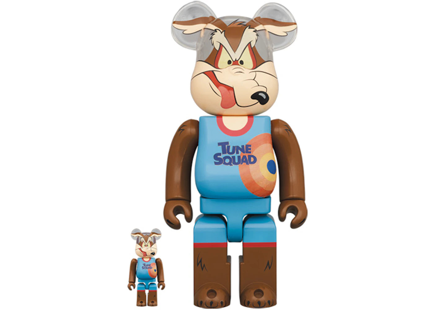 Bearbrick x Space Jam: A New Legacy Wile E. Coyote 100% & 400% Set -1