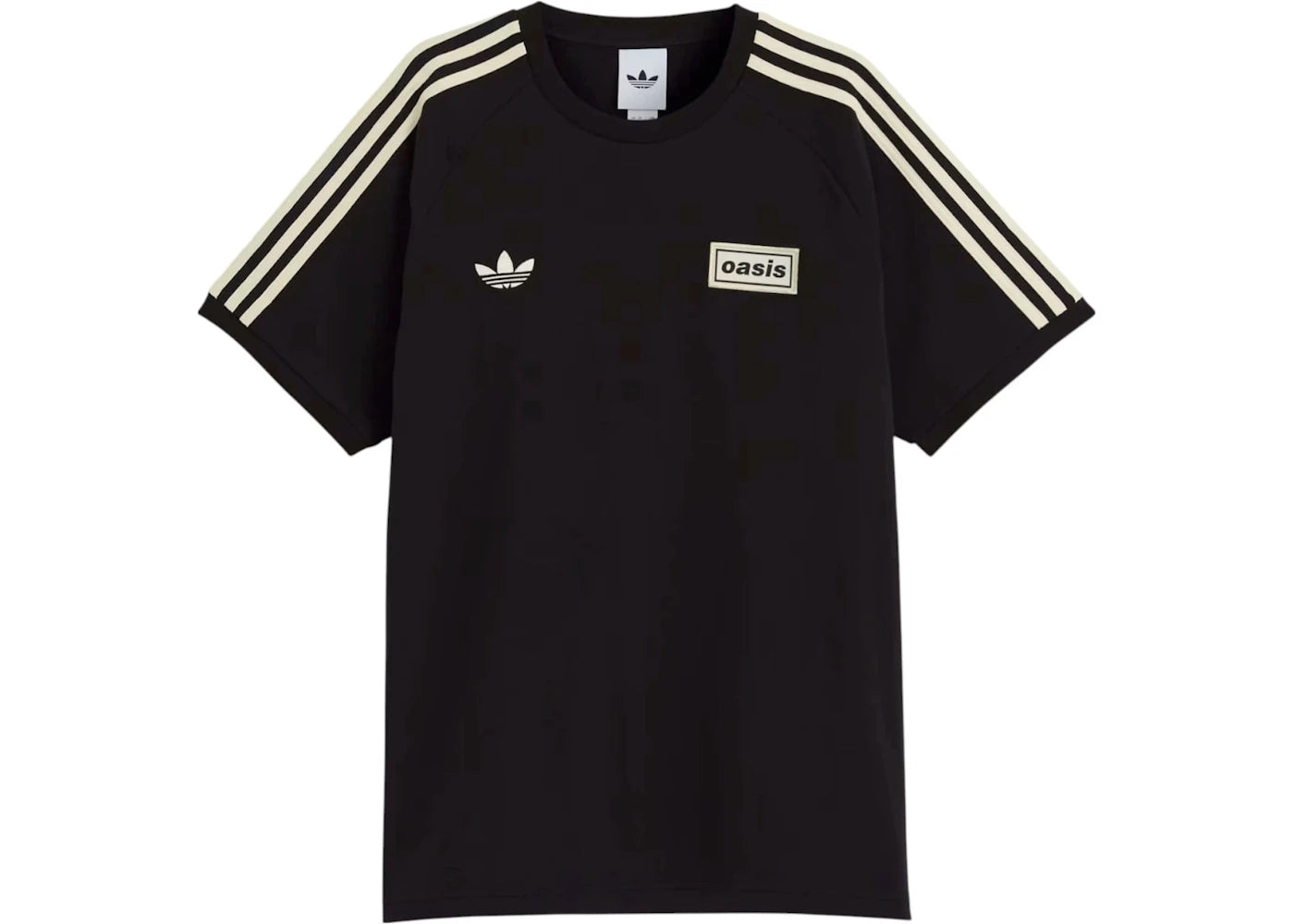adidas x Oasis Tour 3-Stripes T-Shirt Black -1