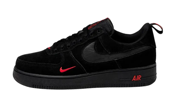 Air Force 1 Low Multi Swoosh Black Orange