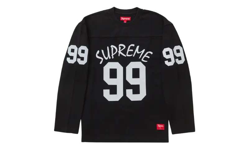 Supreme 99 L/S Football Top Black - MTHOR SHOP
