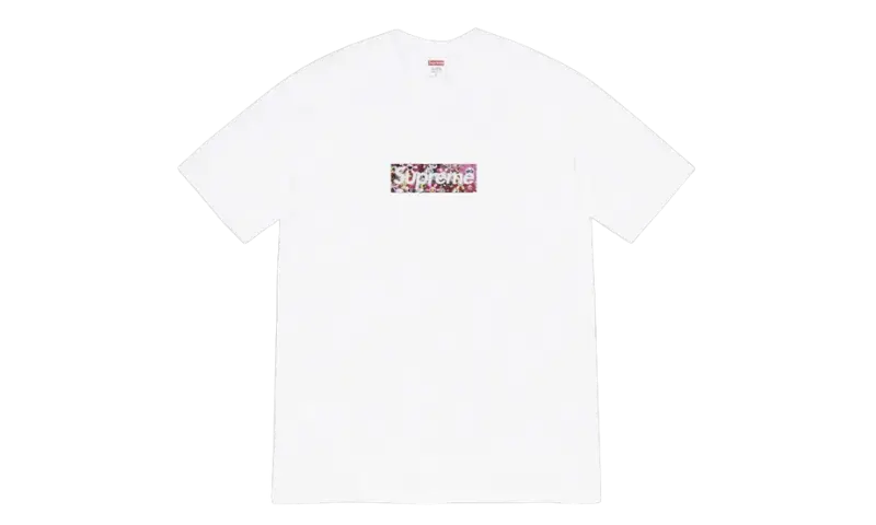 Supreme Takashi Murakami COVID-19 Relief Box Logo Tee White - MTHOR SHOP