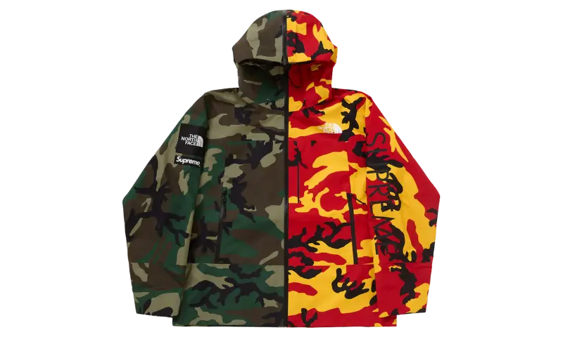 Supreme The North Face Split Taped Seam Shell Jacket Camo - MTHOR SHOP