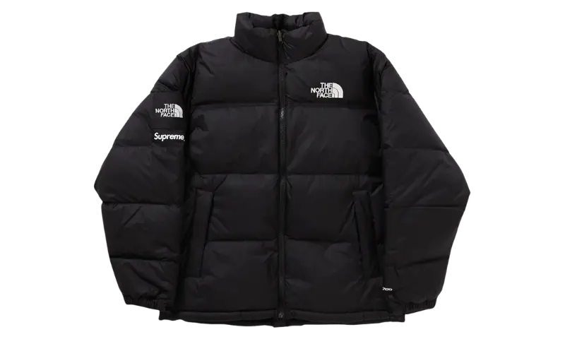 Supreme The North Face Split Nuptse Jacket Black - MTHOR SHOP