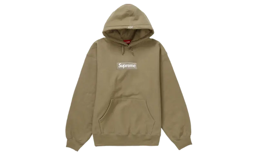 Supreme Box Logo Hooded Sweatshirt (FW23) Dark Sand
