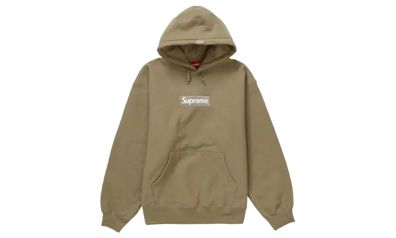 Supreme Box Logo Hooded Sweatshirt (FW23) Dark Sand - MTHOR SHOP