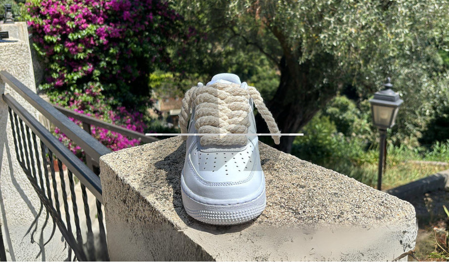 Devant Air Force 1 White Ropes Laces