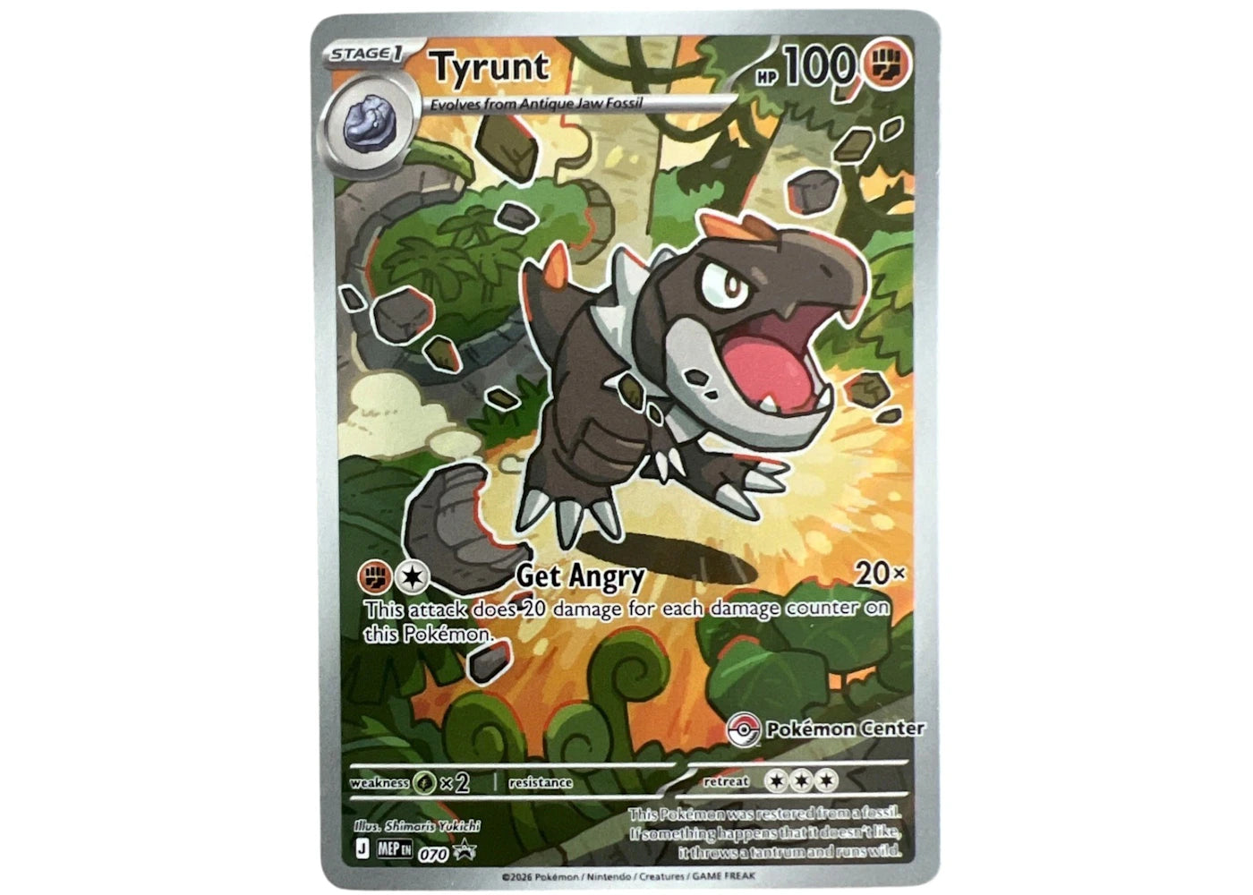 Tyrunt  Stamped Promo 2026 Pokémon Mega Evolution Perfect Order 70 Ungraded -1