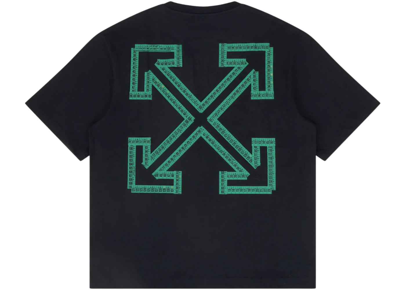 OFF-WHITE Tape Arrow Skate Fit Tee Black -1