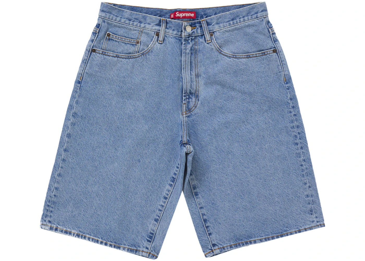 Supreme Baggy Denim Short (SS25) Blue Indigo -1