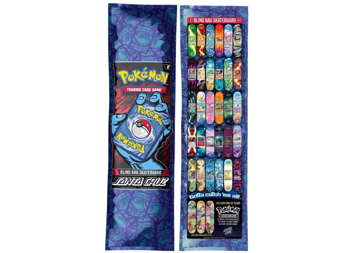 Santa Cruz Skateboards X Pokemon 2026 Skateboard Deck Blind Bag -1
