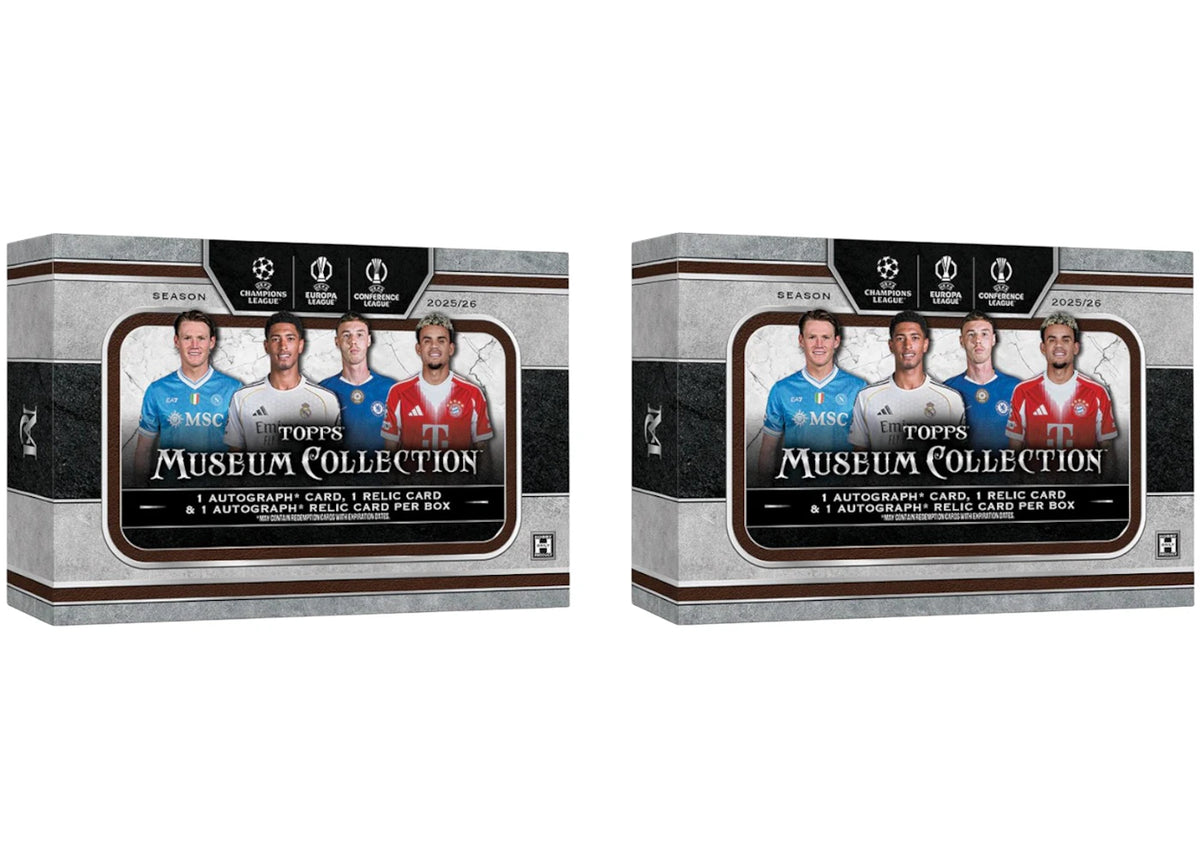 2026 Topps Museum UEFA Club Competitons Hobby Box 2x Lot -1