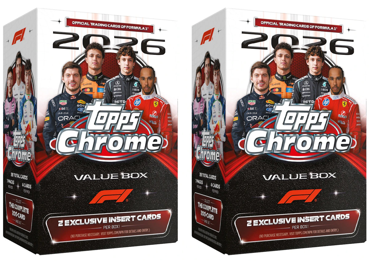 2026 Topps Chrome Formula 1 Value Box 2x Lot -1