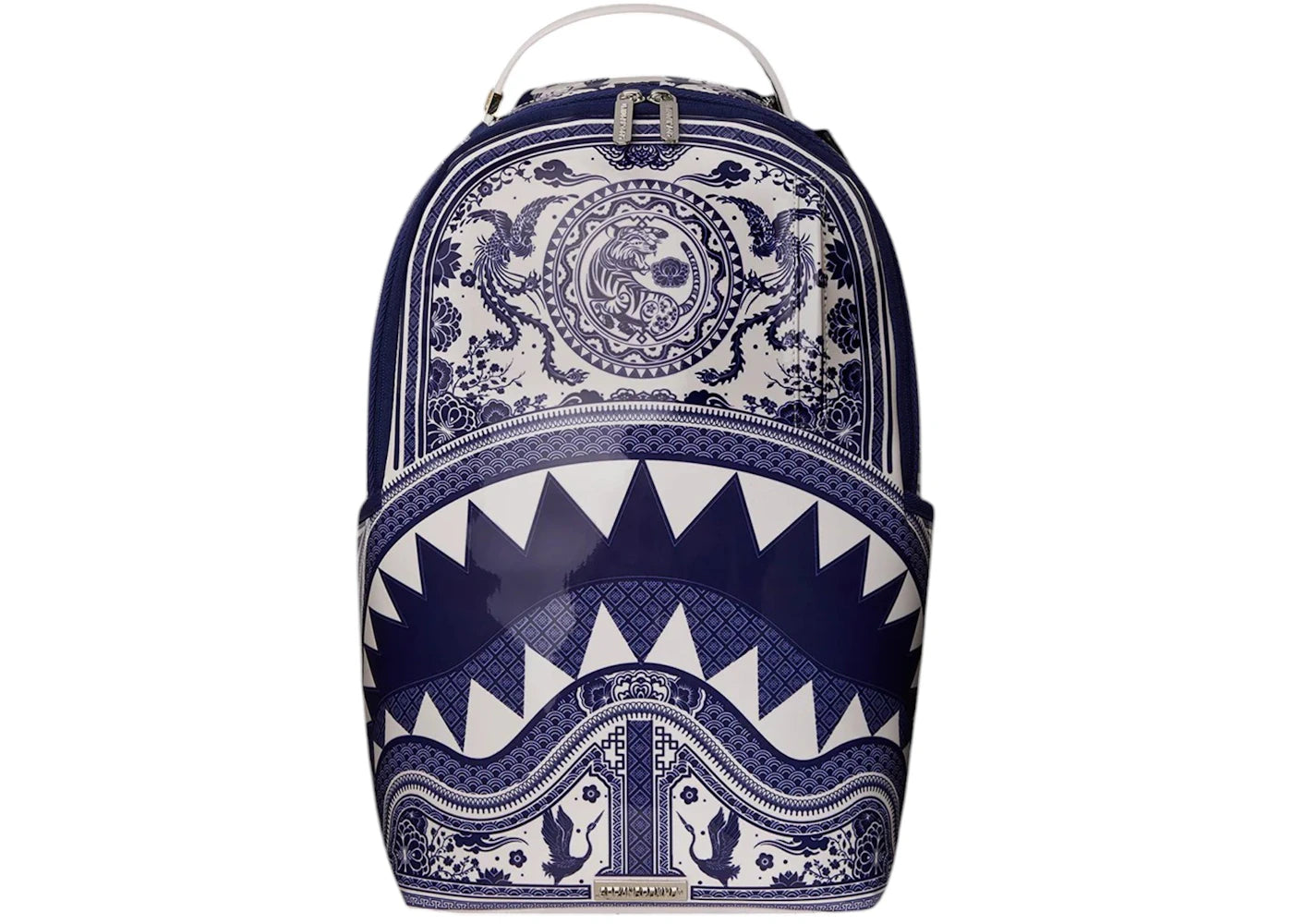 Sprayground Porcelain Tiger Phoenix Shark Backpack Multicolor -1