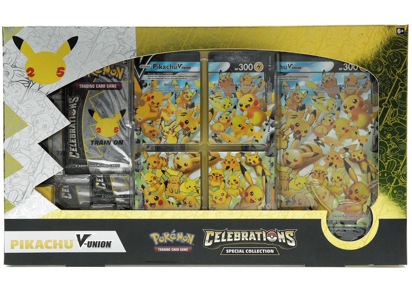 Pokémon TCG 25th Anniversary Celebrations Pikachu V Union Special Collection Box -1