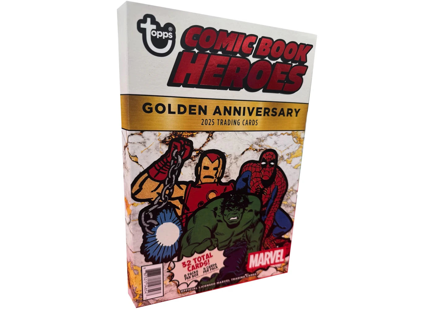 2025 Topps Marvel Comic Book Heros 1975 Golden Anniversary Hobby Box -1