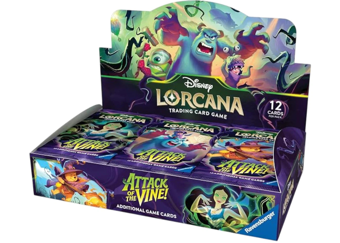 2026 Disney Lorcana Ravensburger Attack of the Vine! Booster Pack Display -1