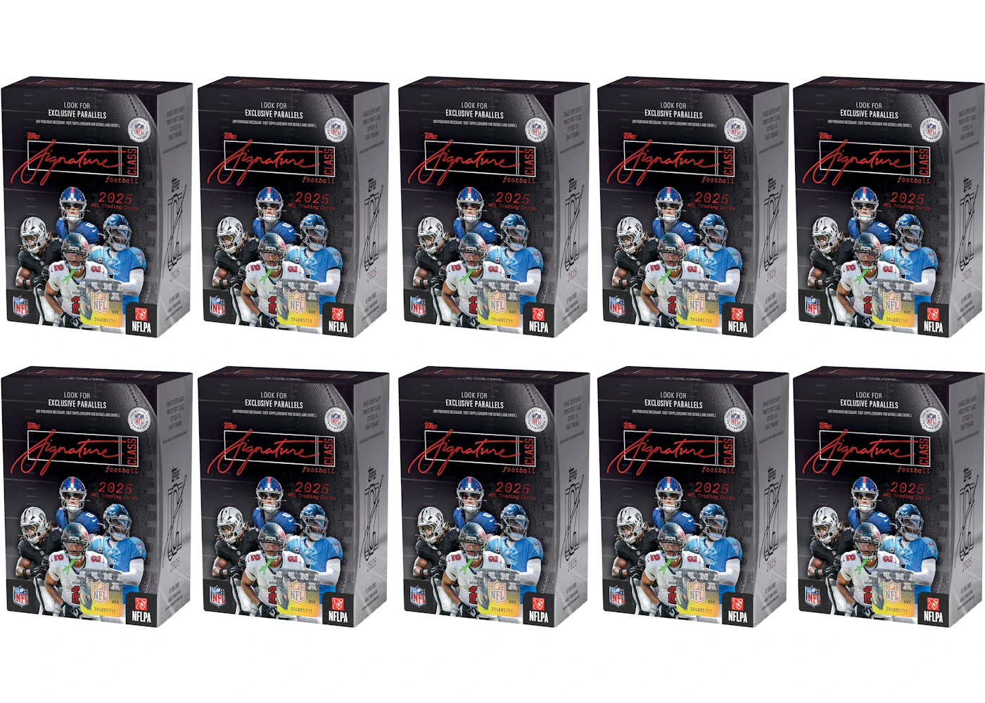 2025 Topps Signature Class Football Value Box 10x Lot -1
