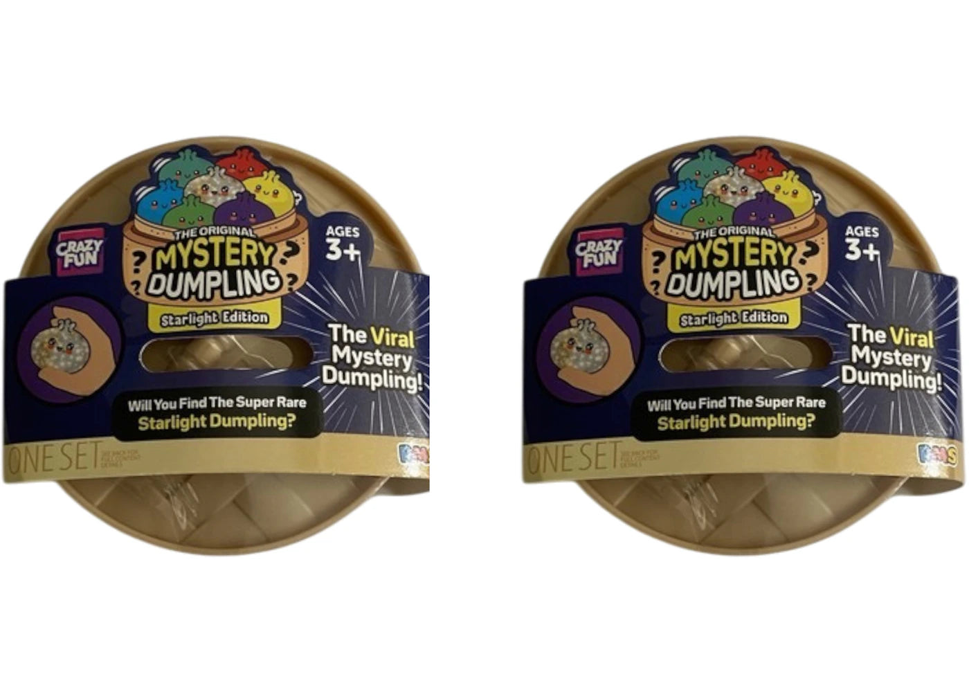 Squishy Bun The Original Mystery "Dumpling" (Starlight Chase Version) Blind Box 2x Lot -1