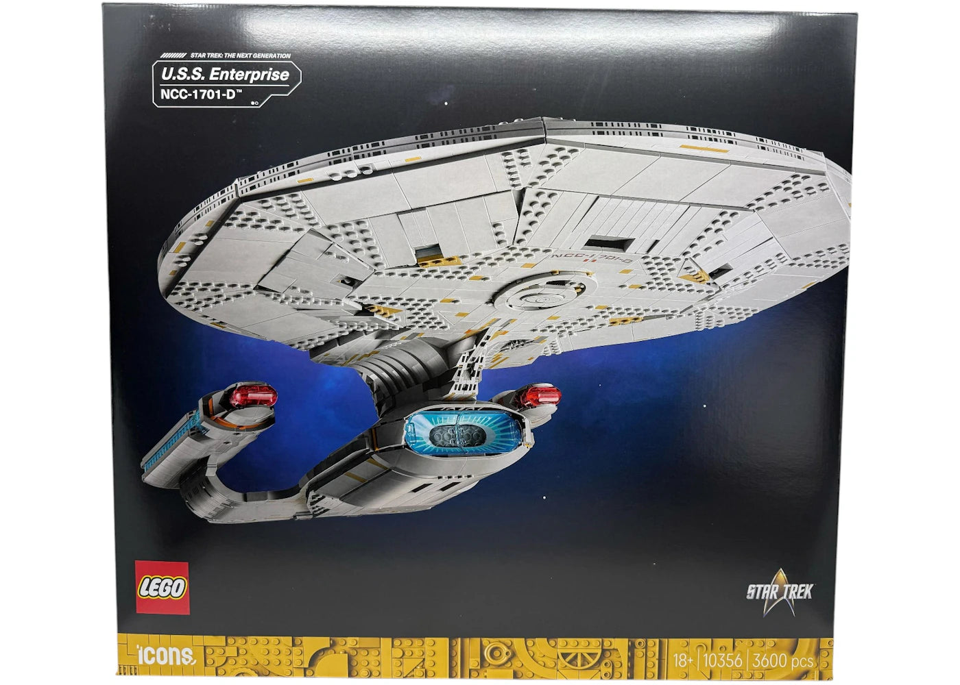LEGO Icons Star Trek: U.S.S Enterprise NCC-1701-D Set 10356 -1