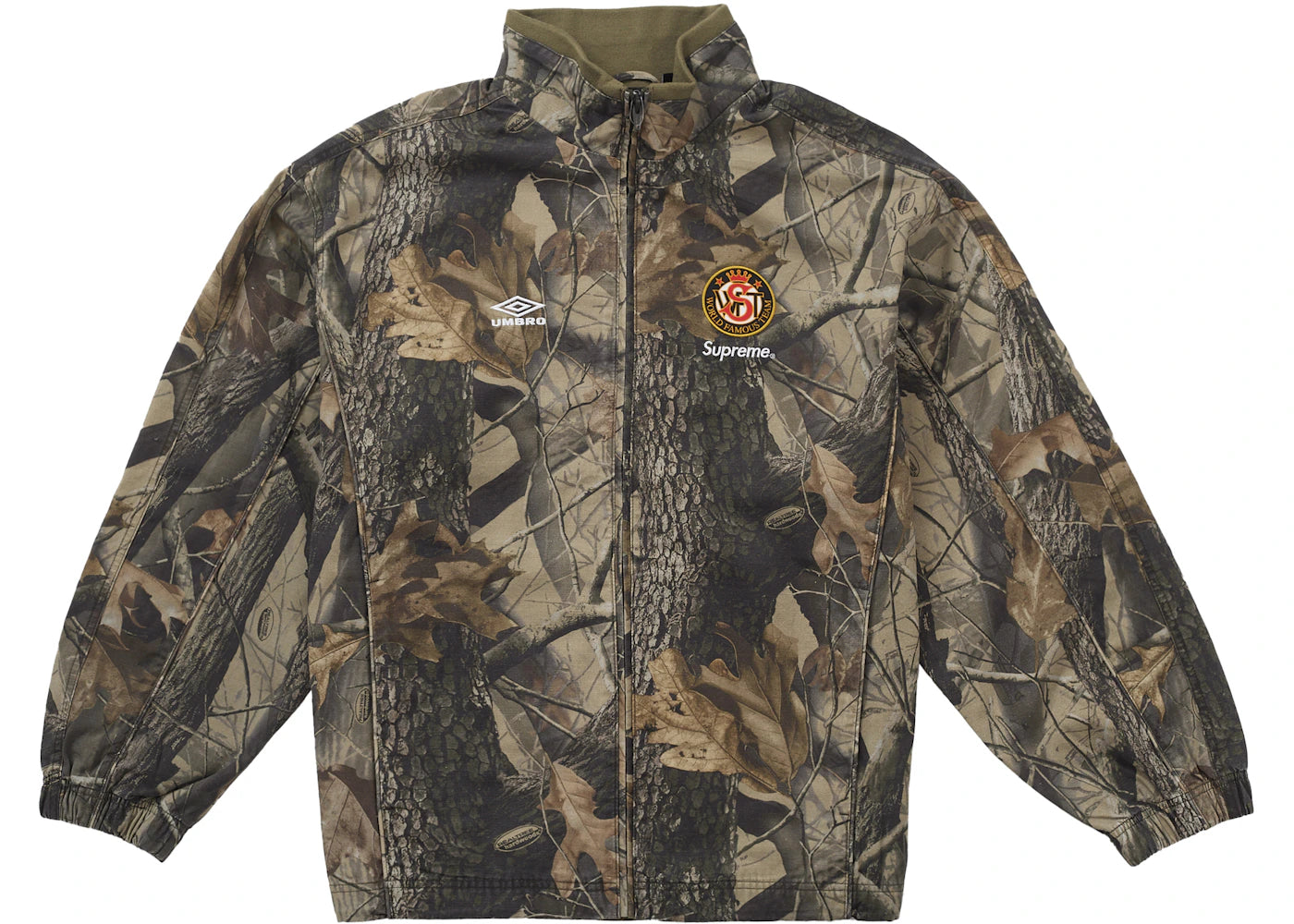 Supreme Umbro Cotton Ripstop Track Jacket (SS26) Realtree Hardwoods Camo -1
