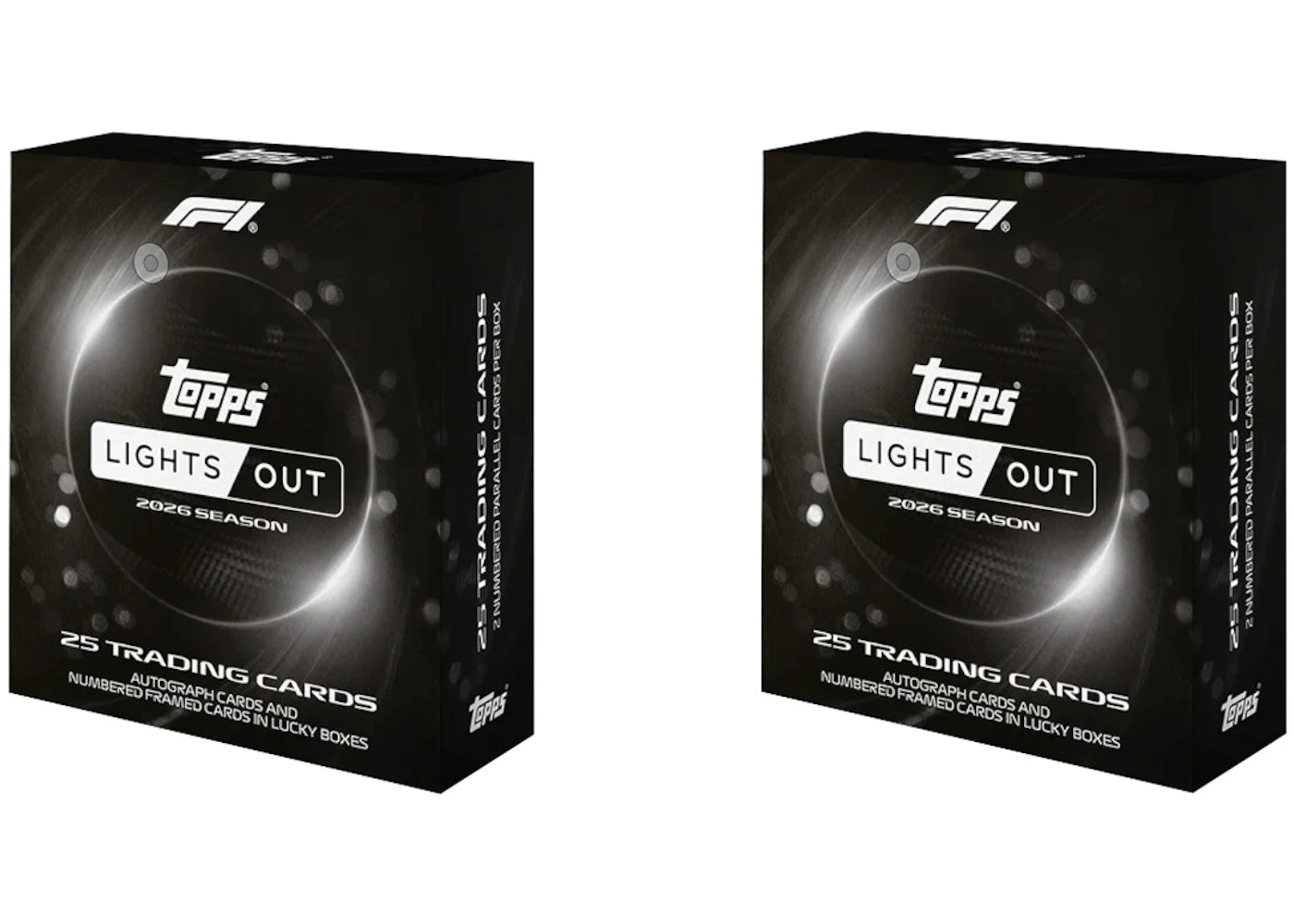 2026 Topps Formula 1 Lights Out Hobby Box 2x Lot -1