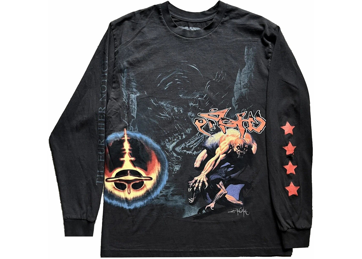 Travis Scott Utopia Circus Maximus 2023 Tour L/S Tee Black -1