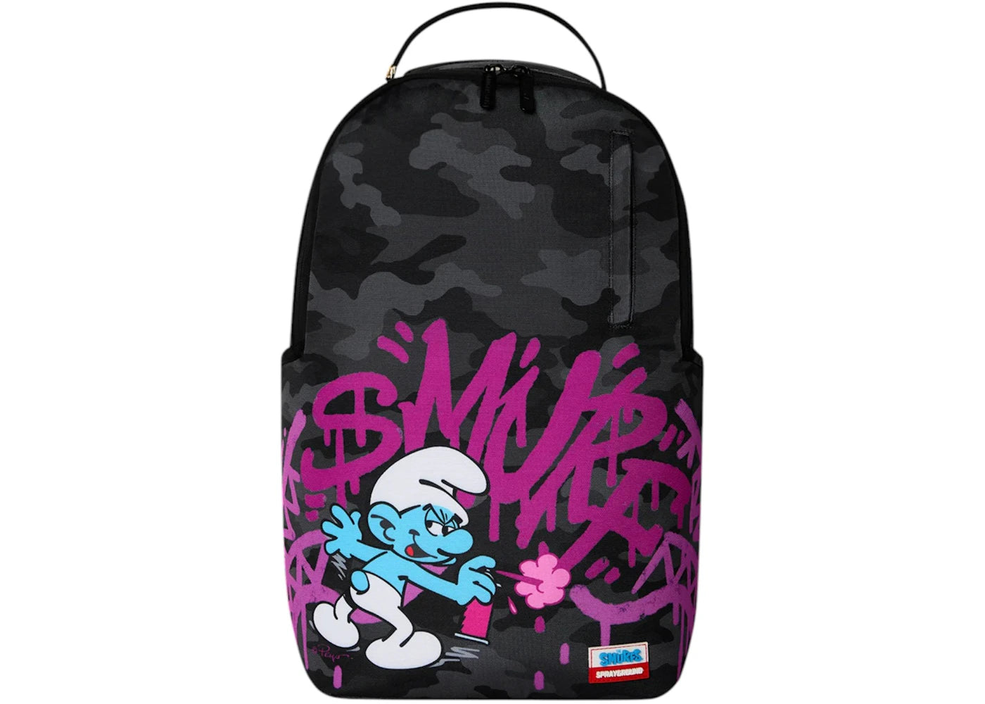 Sprayground Smurfs Shark Tag Backpack Multicolor -1
