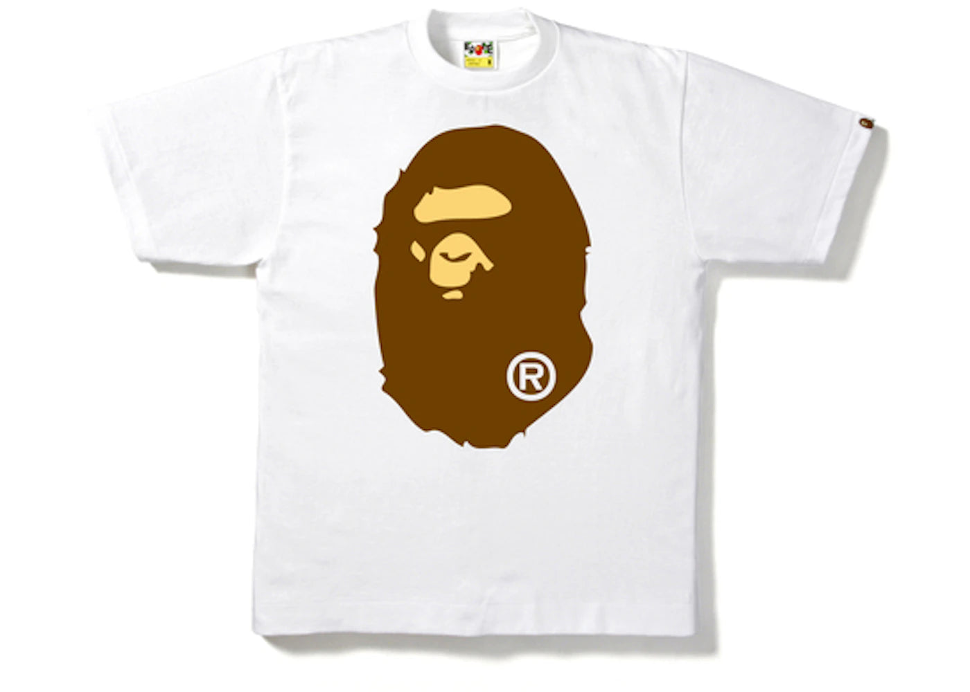 BAPE Big Ape Head Tee White -1