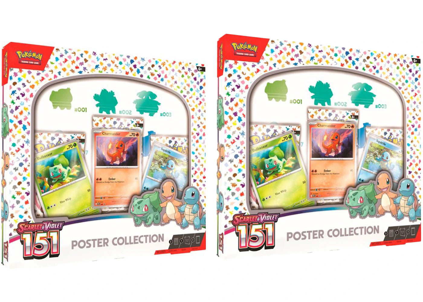 Pokémon TCG Scarlet & Violet 151 Poster Collection 2x Lot -1
