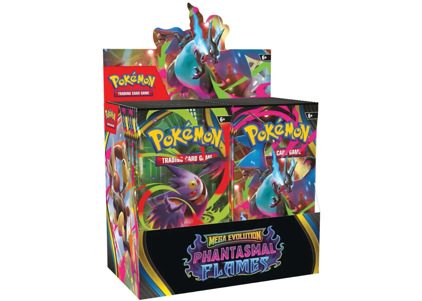 2025 Pokémon Mega Evolution Phantasmal Flames Booster Box -1
