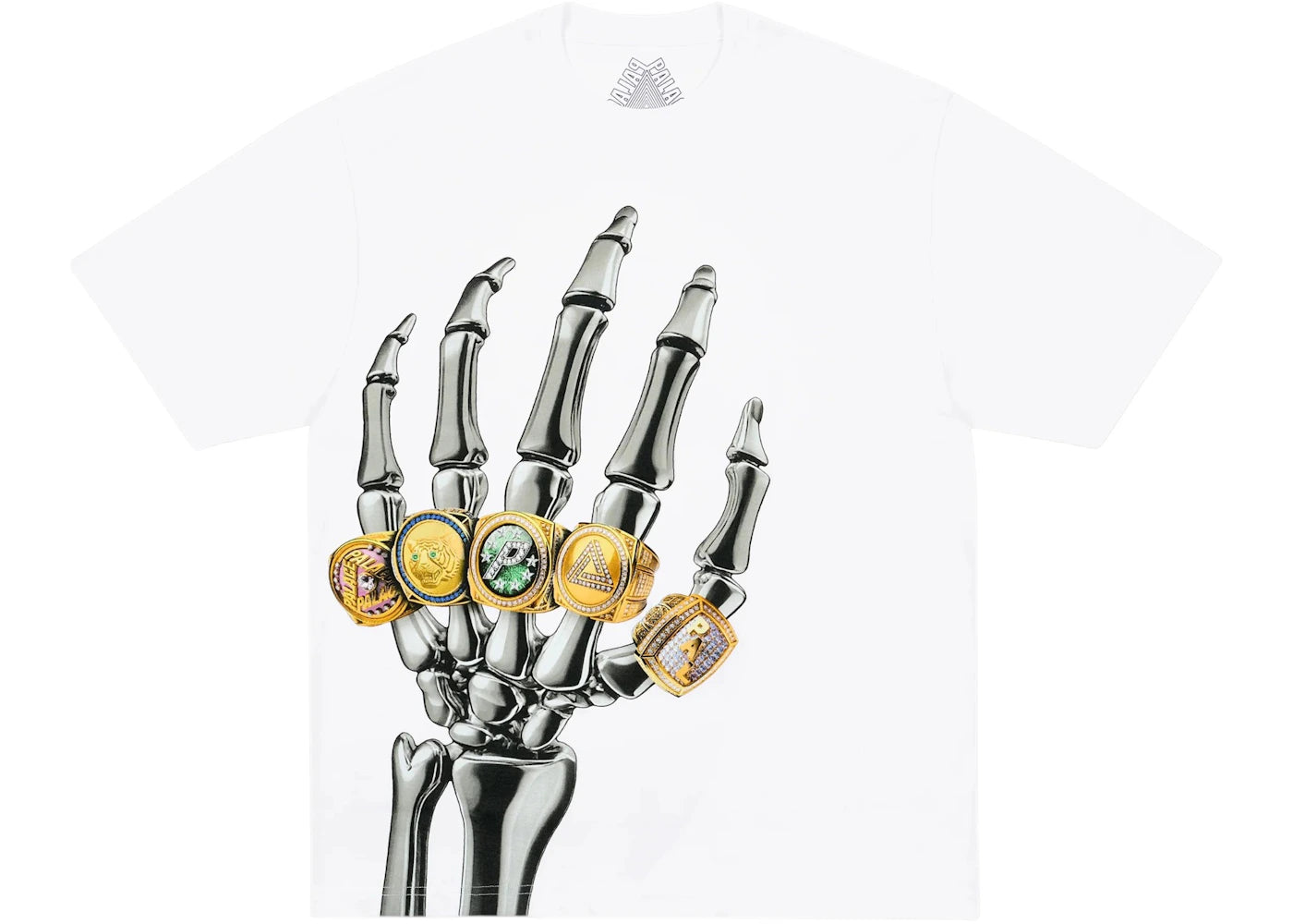 Palace Mechanical Champion T-Shirt White -1