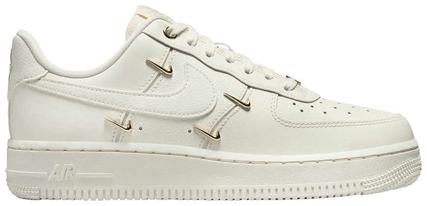 Nike Air Force 1 '07 LX CN Sail Gold Mini Swooshes (Women's)-1