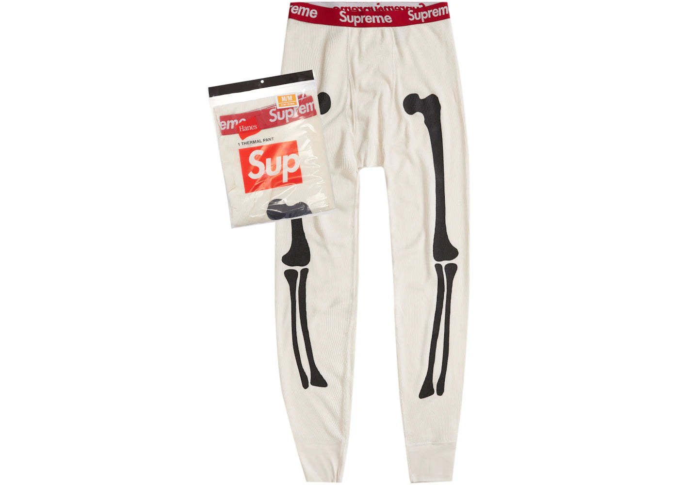 Supreme Hanes Bones Thermal Pant (1 Pack) Natural -1