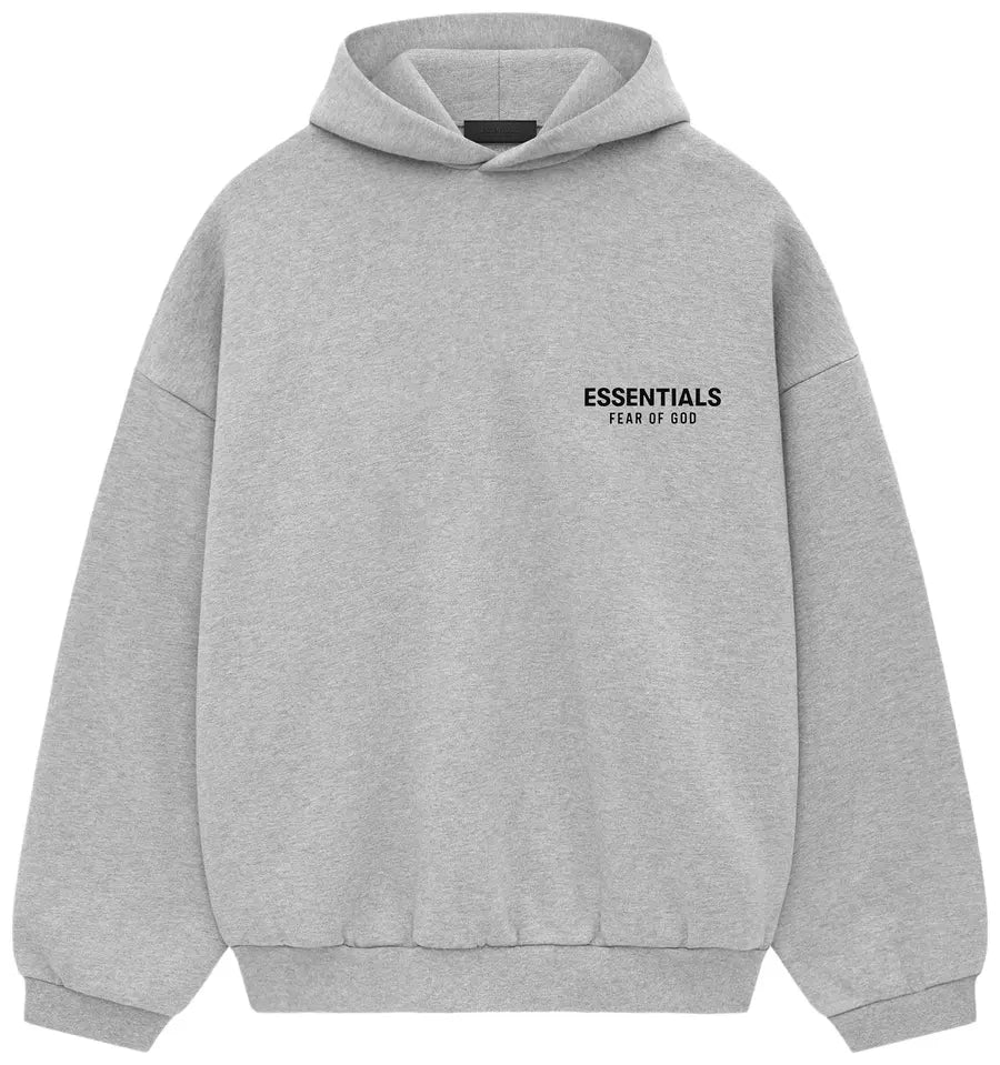 Fear of God Essentials Fleece Hoodie Light Heather Gray