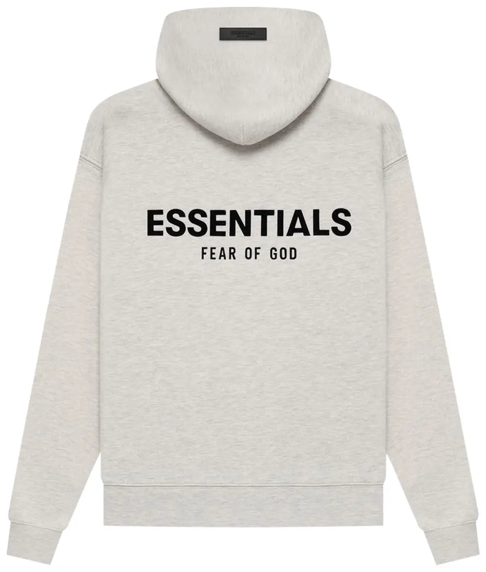 Fear of God Essentials Hoodie FW22 Light Oatmeal Back