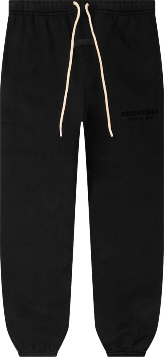 Fear of God Essentials Cream Drawstring Sweatpant Jet Black