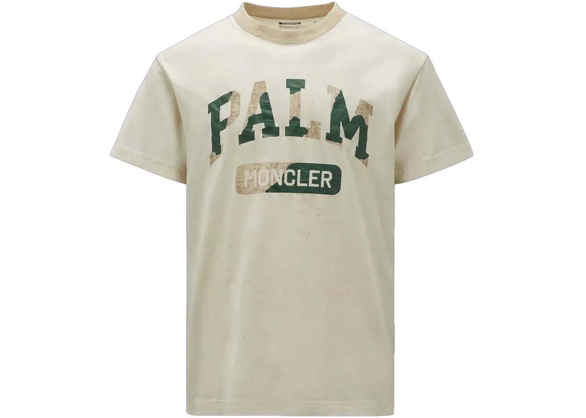 Moncler x Palm Angels Logo T-Shirt Off-White -1