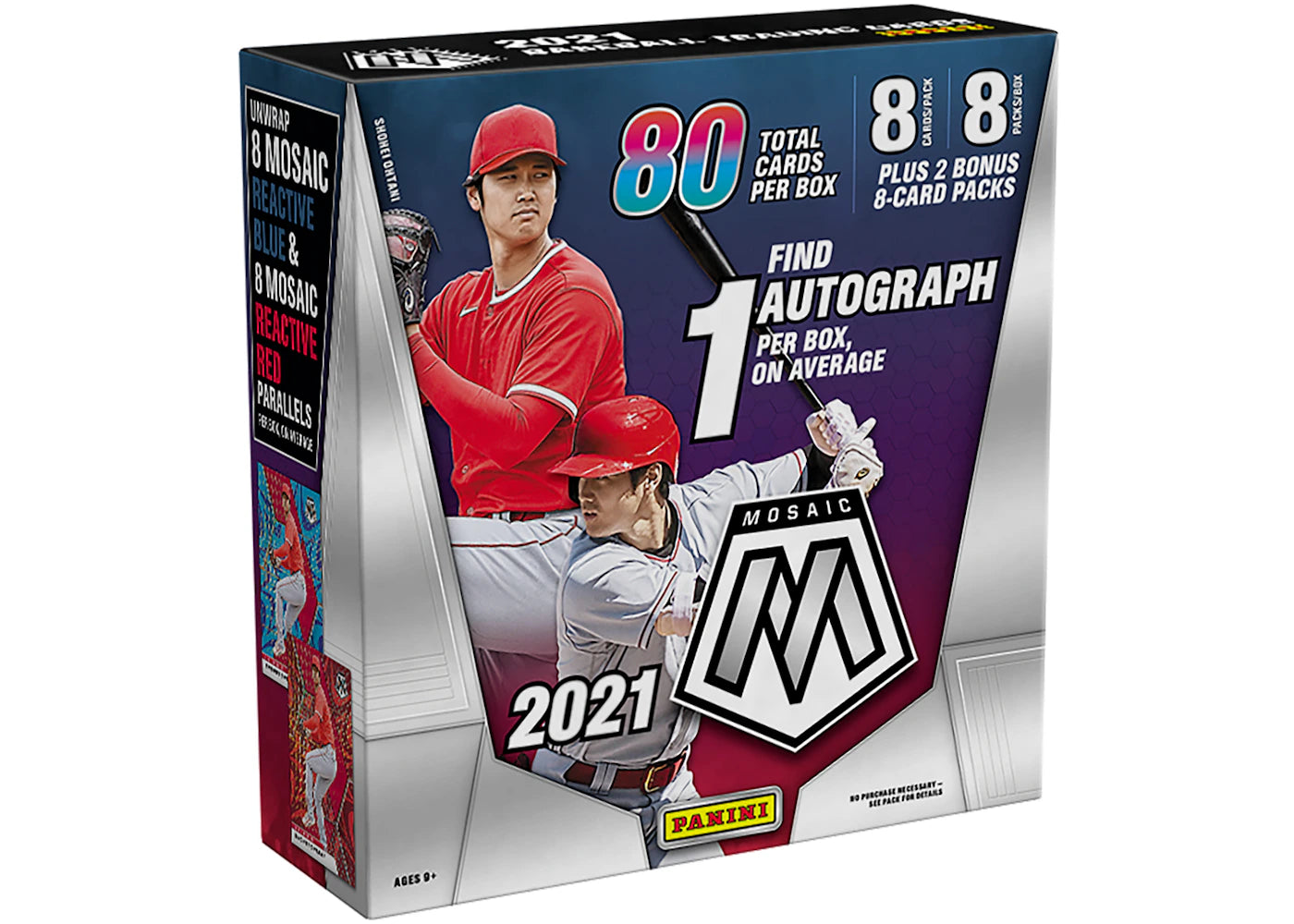 2021 Panini Mosaic Baseball Mega Box (80 ct.) -1