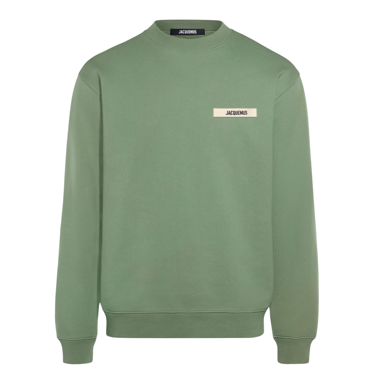 Le Sweatshirt Gros Grain Jacquemus Khaki -1